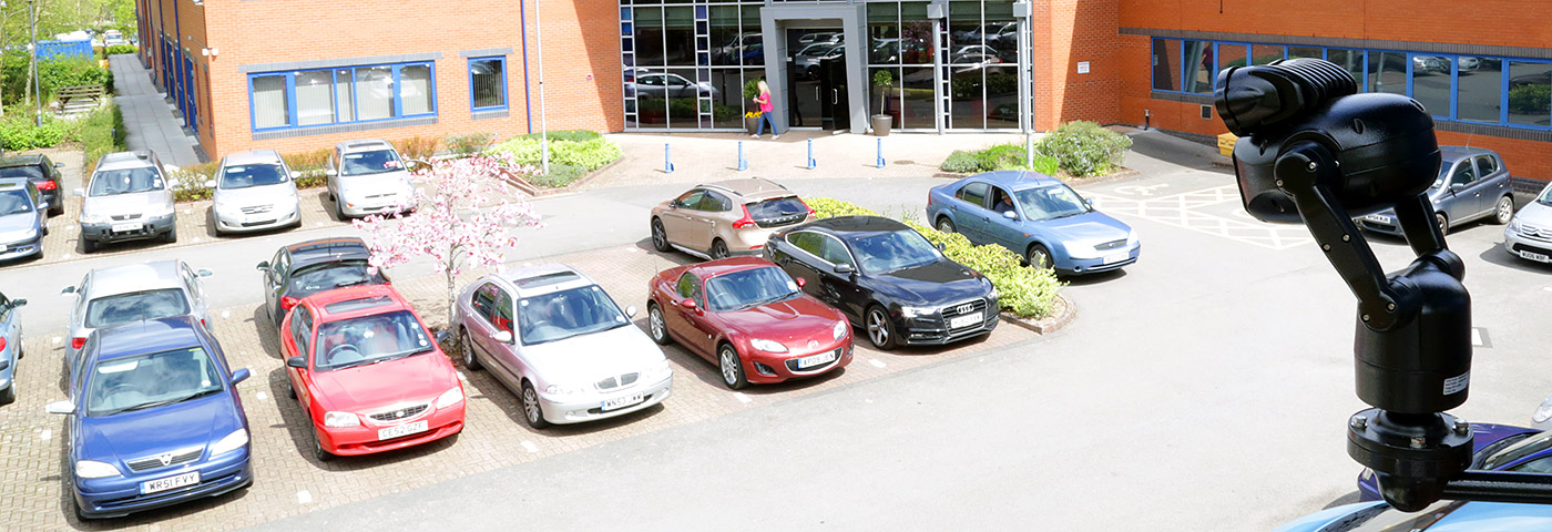 CCTV overlooking car park